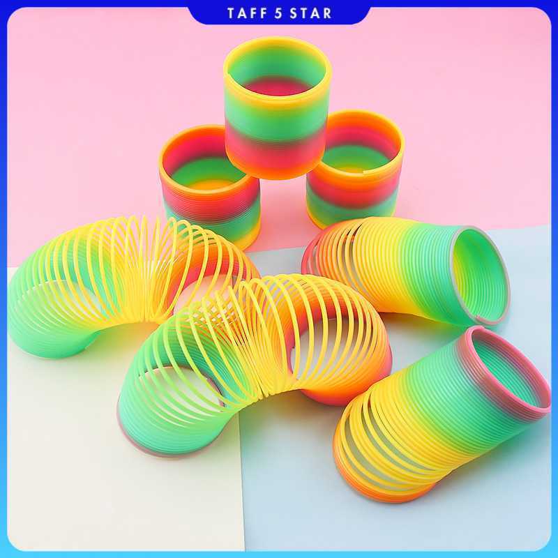 Qixing Toys Slinky Spring Rainbow Toy Per - MCS8709