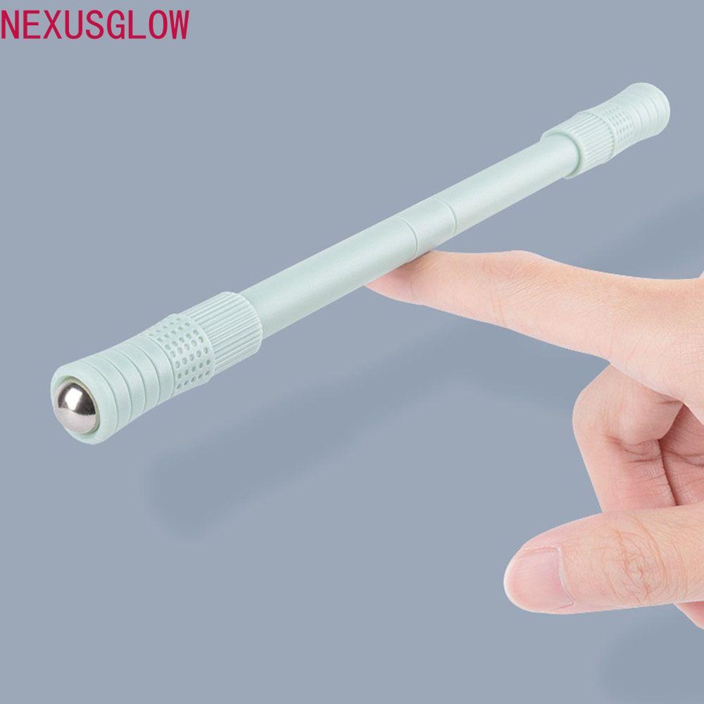 ปากกาหมุน NEXUSGLOW, ปากกาของเล่นสมดุลป้องกันการล่มสลาย, ไม่สามารถเขียนการบีบอัด Morandi Fun Spinning Pen นักเรียน