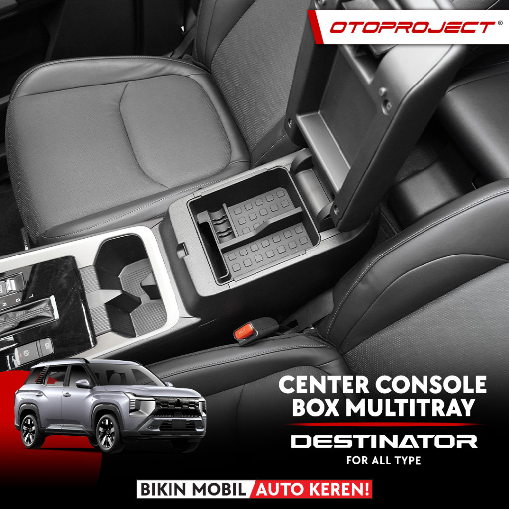 Otoproject - กล่องคอนโซลกลาง Multitray Destinator | Mitsubishi Destinator Car Console Box Organizer