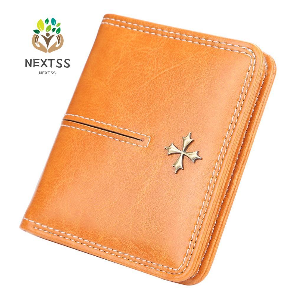 NEXTSS Mini Women Wallets, PU Leather Zipper Small Wallets