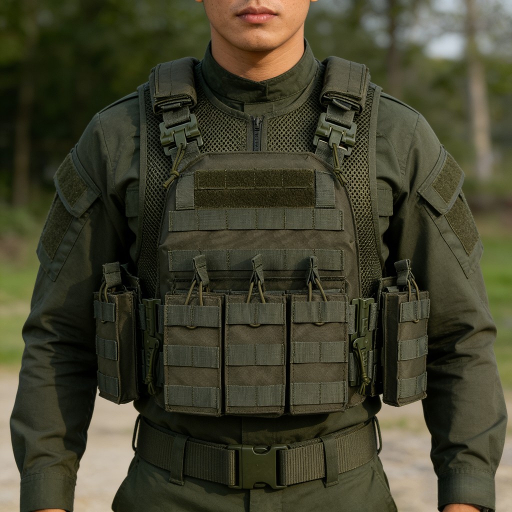 จัดส่งภายในประเทศ เสื้อเกราะยุทธวิธี  Yakeda 1000DCamouflage Quick-Drying Armor Clothes Trendy Design Reliable Durable Multi-Function Outdoor Protective Clothing ราคา ถูกที่สุด ดีลบีเคเค แกลเลอรีภาพที่ 6
