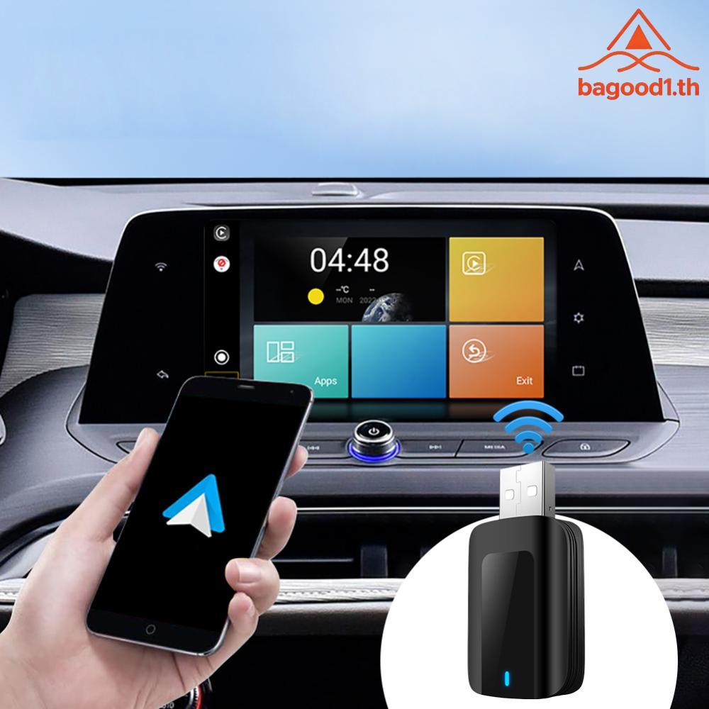 [จัดส่งในพื้นที่] Wired To Wireless Carplay & Android Auto AI Box 2.4/5G WiFi Bluetooth-Compatible 5