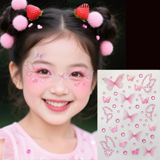 COD-ในไทย💖สติ๊กเกอร์มุกผีเสื้อออโรร่า พลอยเทียม สําหรับตกแต่…