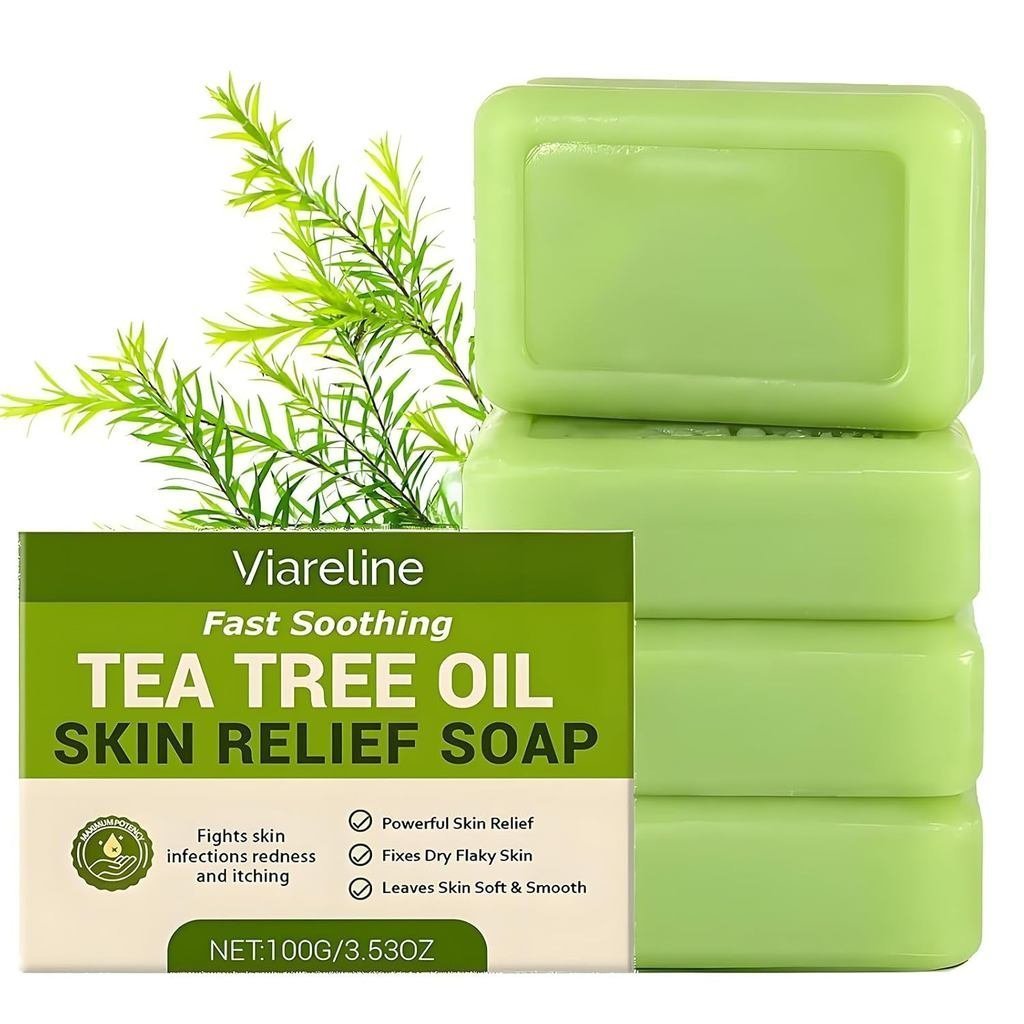 Tea Tree Soap, Tea Tree Oil & Coconut Oil & Witch Hazel, Natural Herbal Foot Soaps, Tea Tree Soaps -