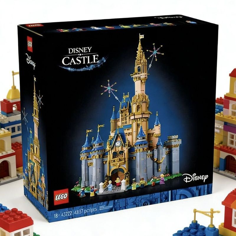 LEGO LEGO LEGO Building Blocks 43222 Disney Girl Castle ประกอบของเล่นของขวัญ