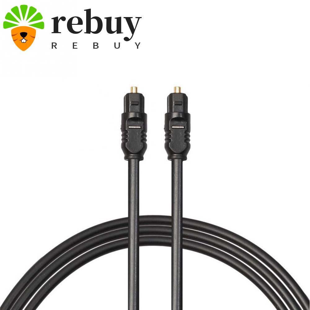 REBUY สายสัญญาณเสียงดิจิตอลคุณภาพสูง Fibre OD 2.2 DVD Gold Plated Digital Audio Cable