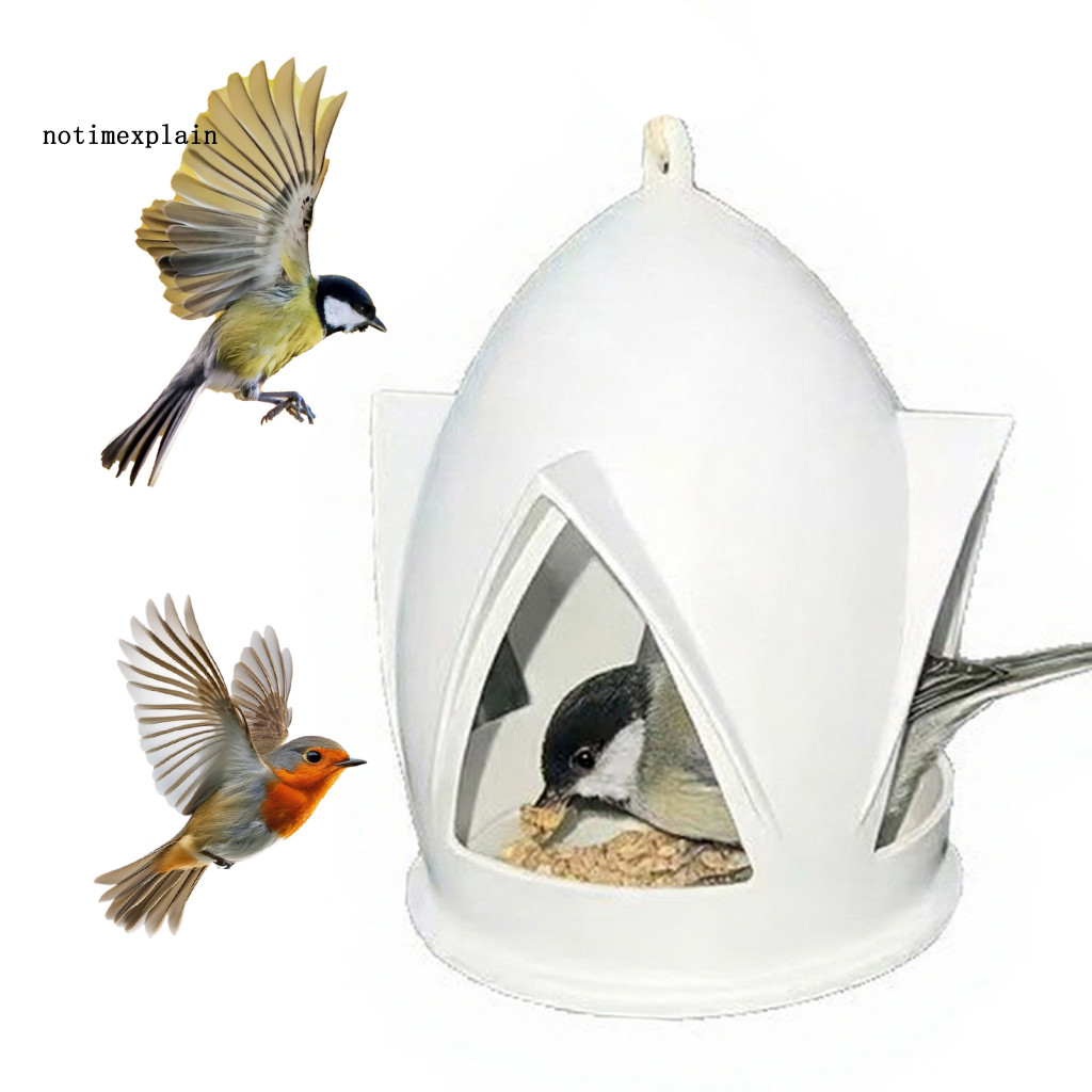NTA Backyard Bird Feeder กลางแจ้ง Bird Feeder กันฝนกลางแจ้งแขวน Bird Feeder สําหรับ Garden Backyard 