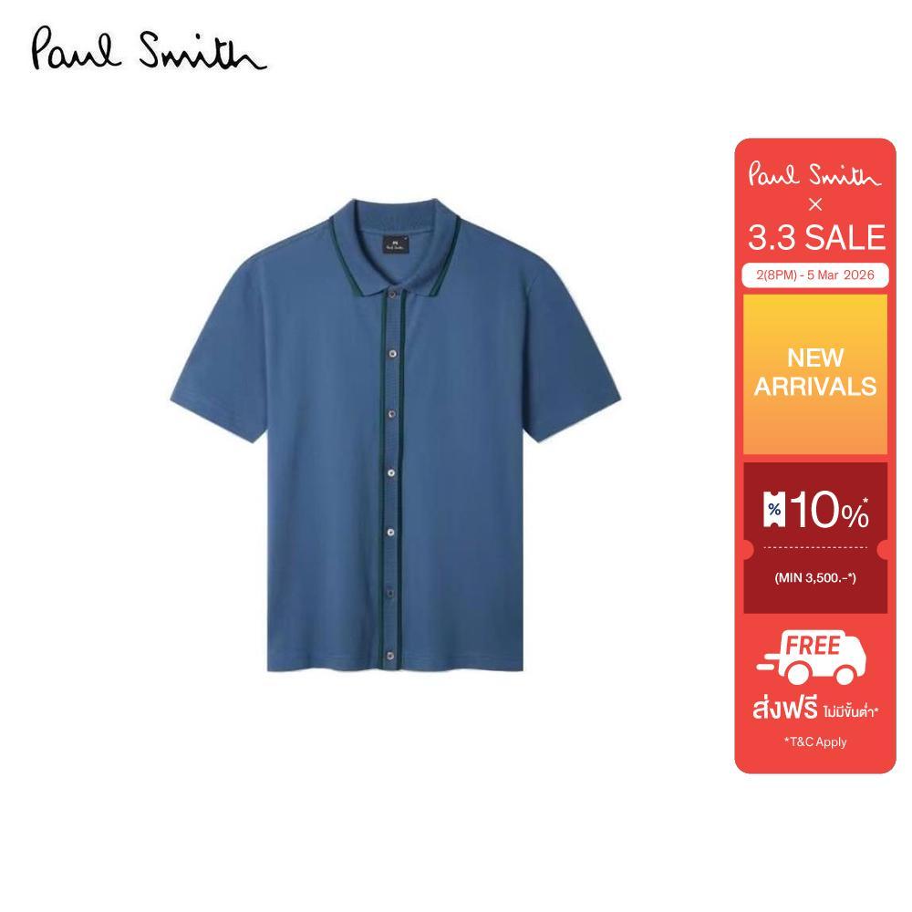 Paul Smith เสื้อโปโลเชิ้ตผู้ชาย รุ่น M2R-787Y-V21511-46A สี Denim