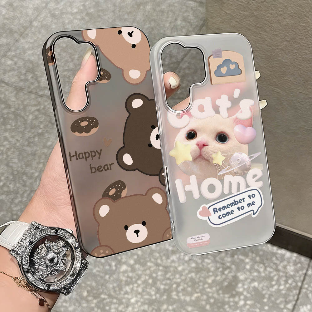 เคสโทรศัพท์ for Samsung A56 A55 Case Samsung A07 A35 A05S A16 A17 A36 A15 S24 S25 S26 Ultra A54 A34 A53 A26 น้ำค้างแข็ง