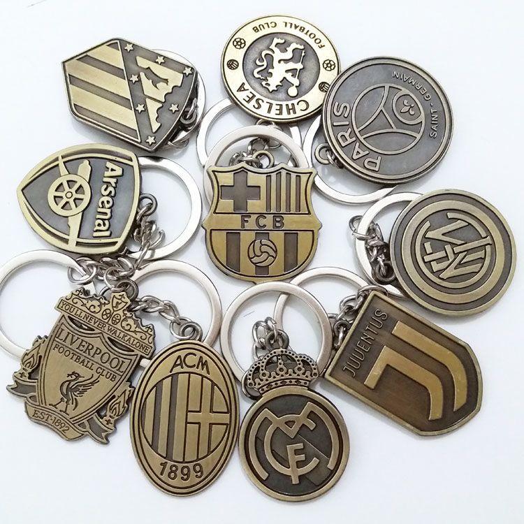 【สินค้าพร้อมส่ง】เซตพวงกุญแจตราสโมสรฟุตบอล | ของขวัญพรีเมียมสำหรับแฟนบอล ลิเวอร์พูล/อาร์เซนอล/มาดริด พร้อมส่ง