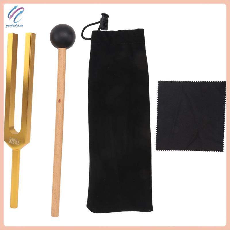 ส้อมจูน 528 Hz ส้อมจูนสีทอง 528 Hz สําหรับ Healing เครื่องดนตรี การทําสมาธิ ผ่อนคลายบ่อทํา