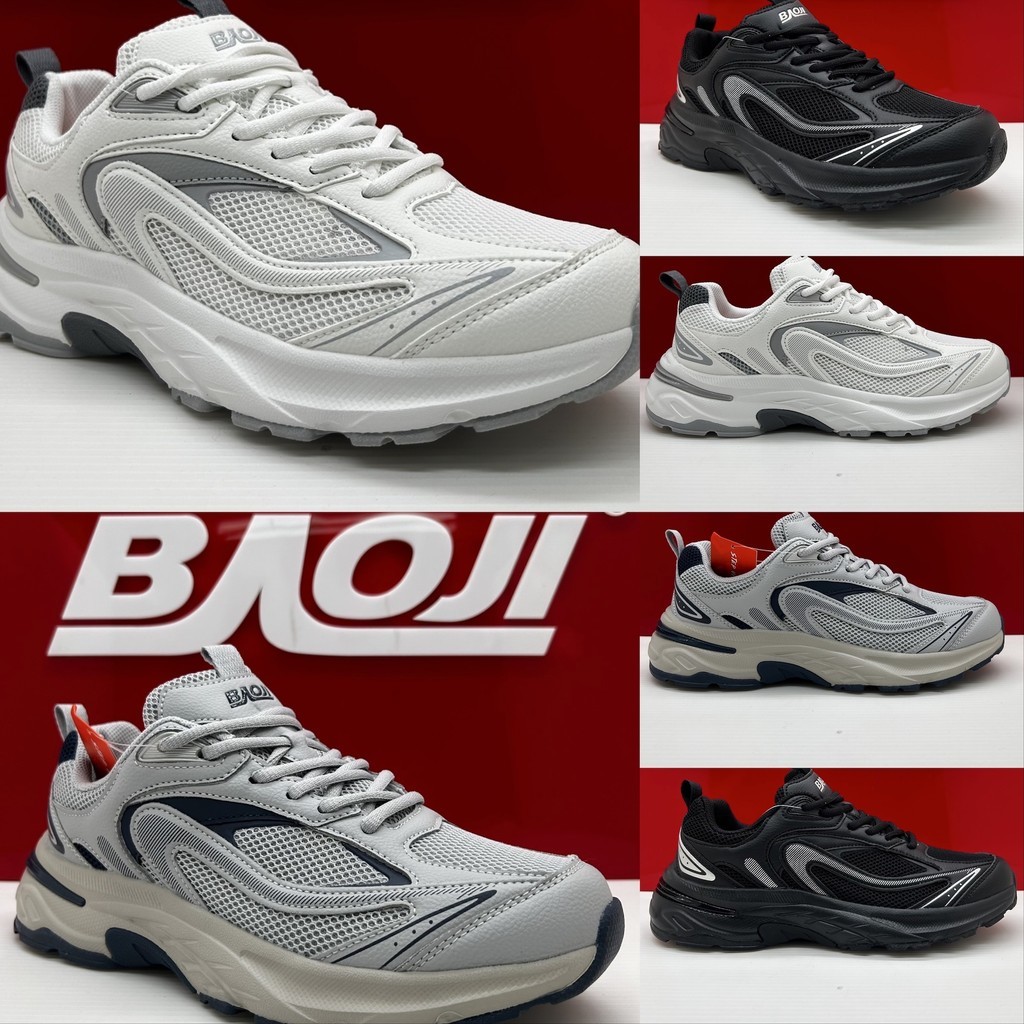 [New 01/2025] BAOJI บาโอจิ รองเท้าผ้าใบผู้ชาย bjm908