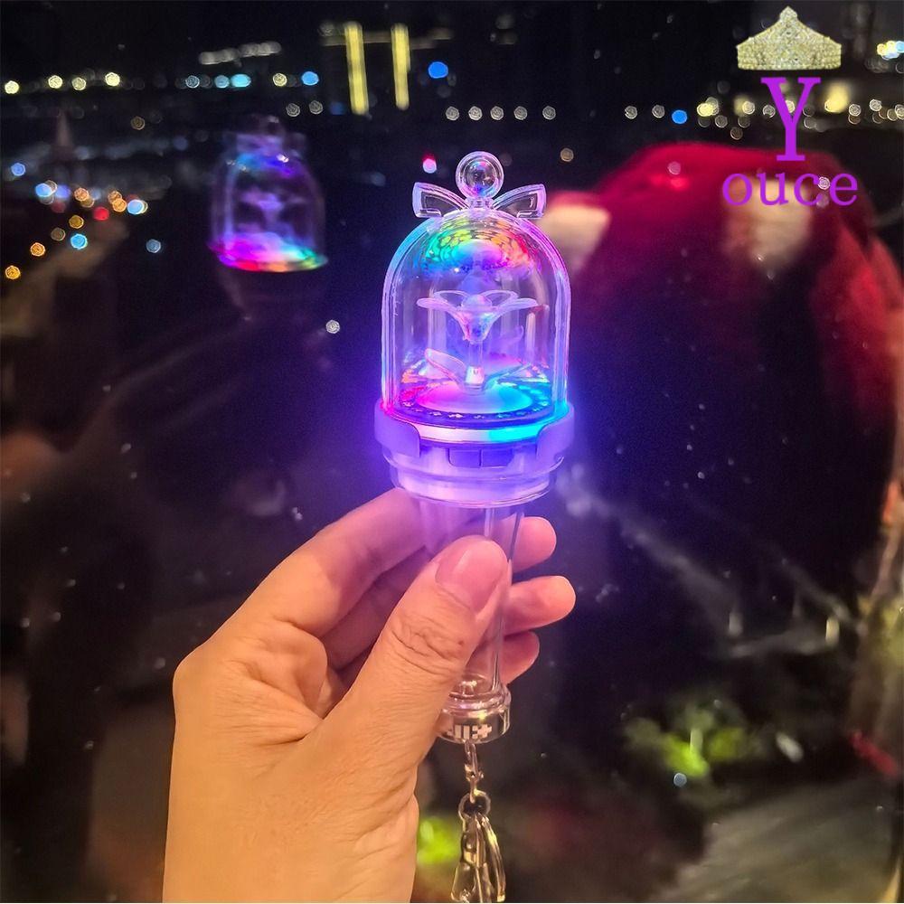 YOUCE Kpop Idol Lightstick,พวงกุญแจรุ่นMini Mini Glow Stick,แฟนคอลเลกชันเรืองแสงคุณสมบัติจี้ออกแบบLi