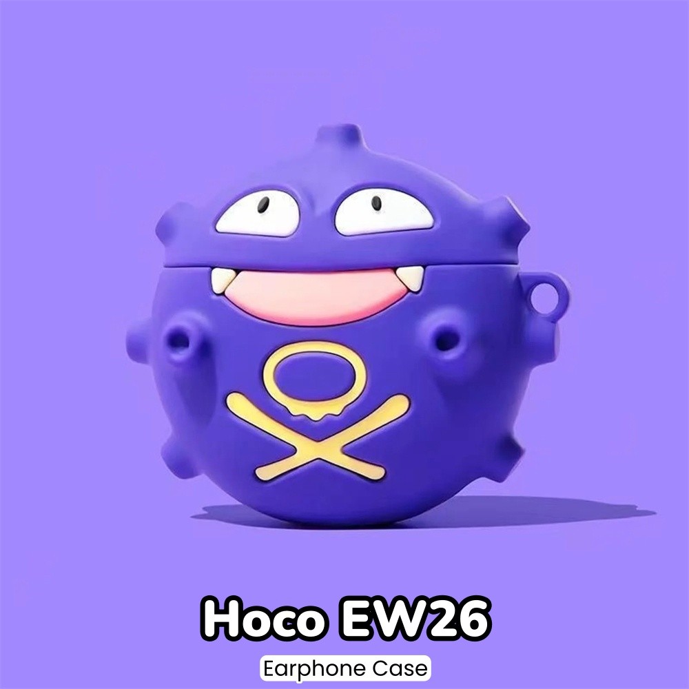 ส่วนลดสําหรับ Hoco EW26 Casing Case Soft Silicone Headphone Case Couple Cute Cartoon NO.8
