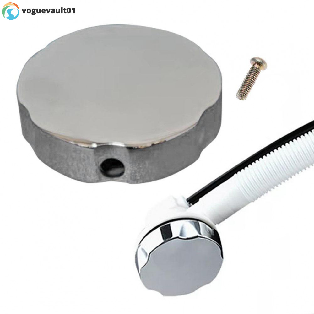 Stylish 74mm Bathtub Rotating Knob with Chrome Finish for Modern Bathrooms