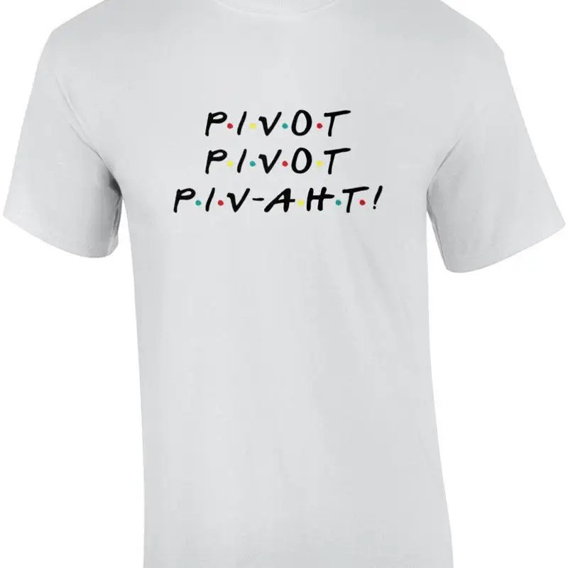 Pivot - Pivot - Pivaht - เสื้อยืดลายเพื่อนๆ สุดฮาในยุค 90