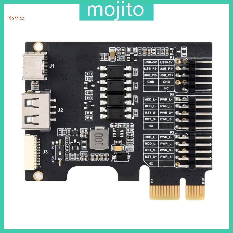 Mojito 68 มม. PCBs การ์ดขยายสําหรับ PicoKVM Remote Desktop PC Power Control