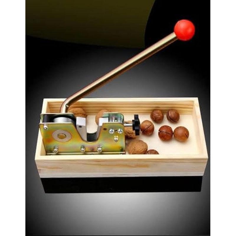 คู่มือ Nutcracker Nut แหนบ Heavy Duty Nut Cracker Macadamia Pecan Walnuts Nut Cracker เครื่องมือเครื