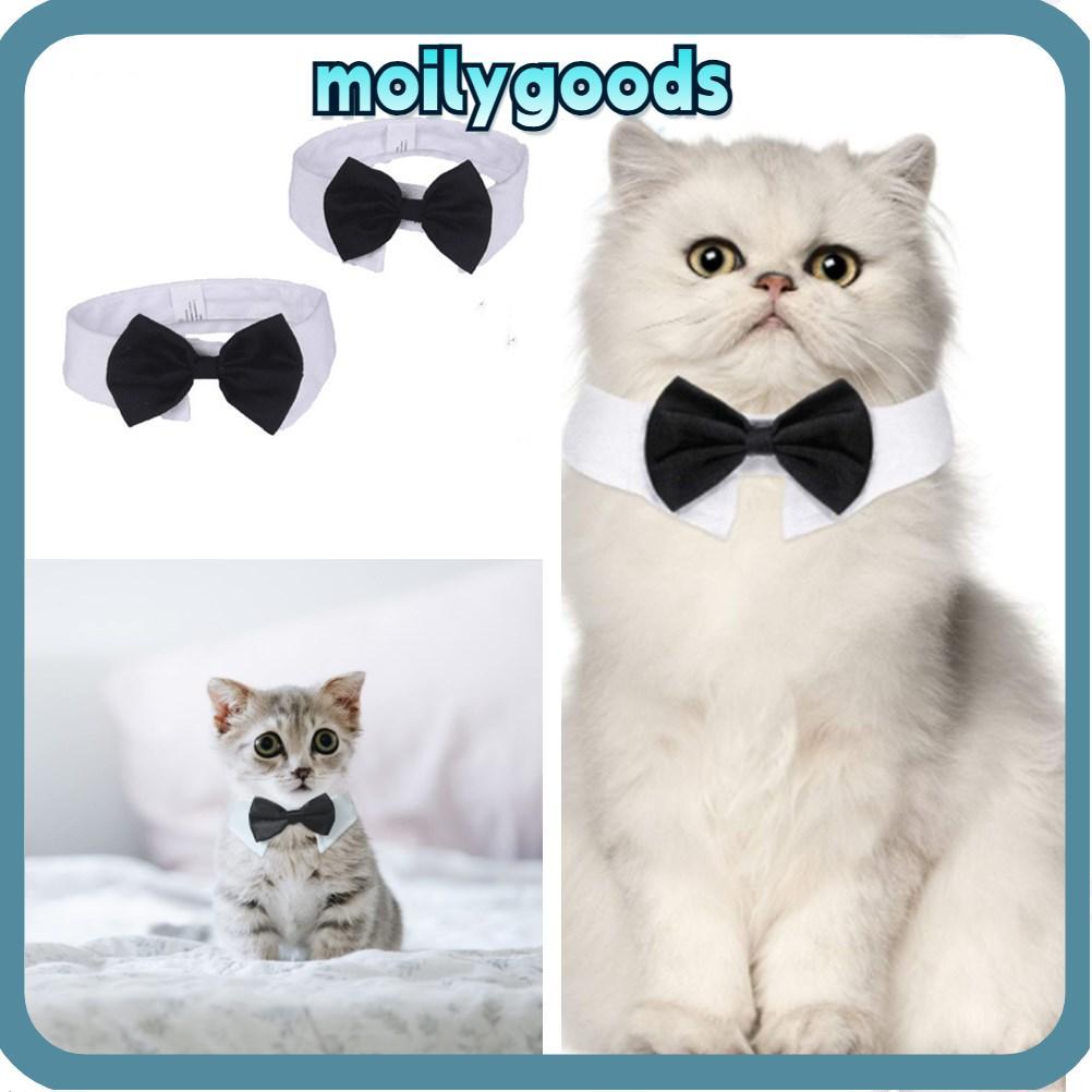 MOILYHD Cat Tuxedo Collar Puppy Adjustable Suit Weddings Pet Official Tuxedo