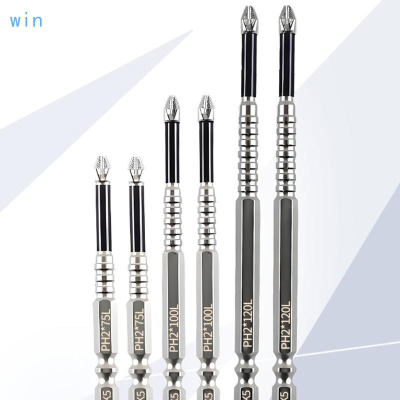 Win Pack Of 3 K5 Crossing Slot Screw Head Crossing Tip ไขควง Bits สําหรับ Multifun
