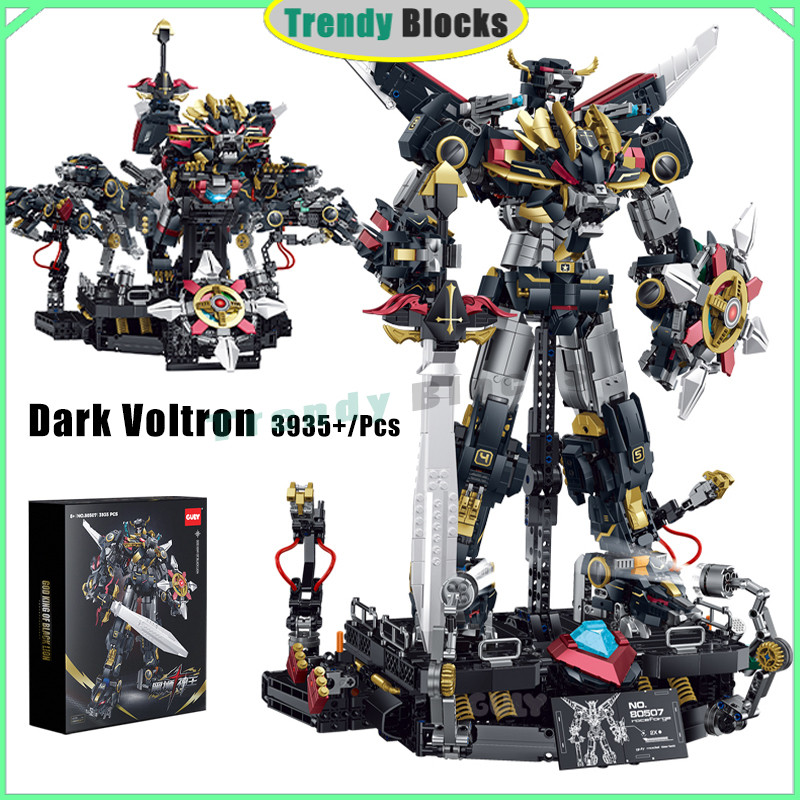 80507,Dark Voltron,Building Blocks,MOC-21311,Combinine และเปลี่ยนเป็น Mecha ของเล่นของขวัญสําหรับชาย