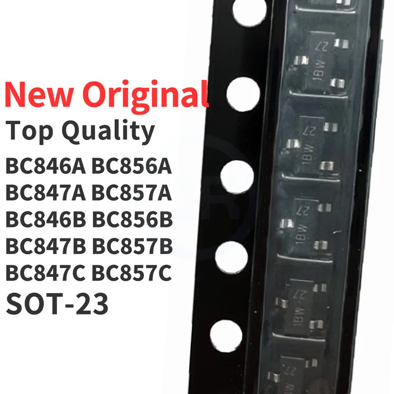 5PCS BC846A BC856A BC847A BC857A BC846B BC856B BC847B BC847C BC857C SOT-23 ชิปใหม่ ic
