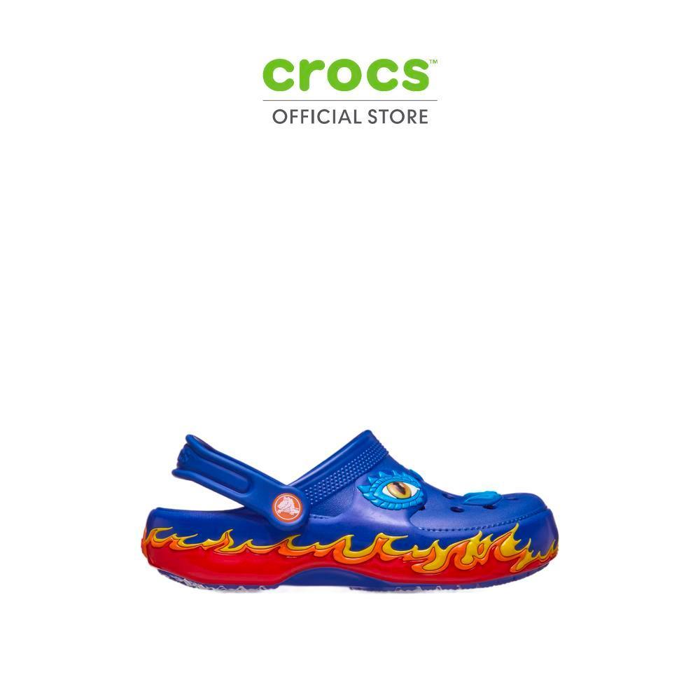 CROCS รองเท้าลำลองเด็ก CLASSIC IAM DRAGON LIGHTS CLOG รุ่น CS 212509-4KZ - BLUE BOLT