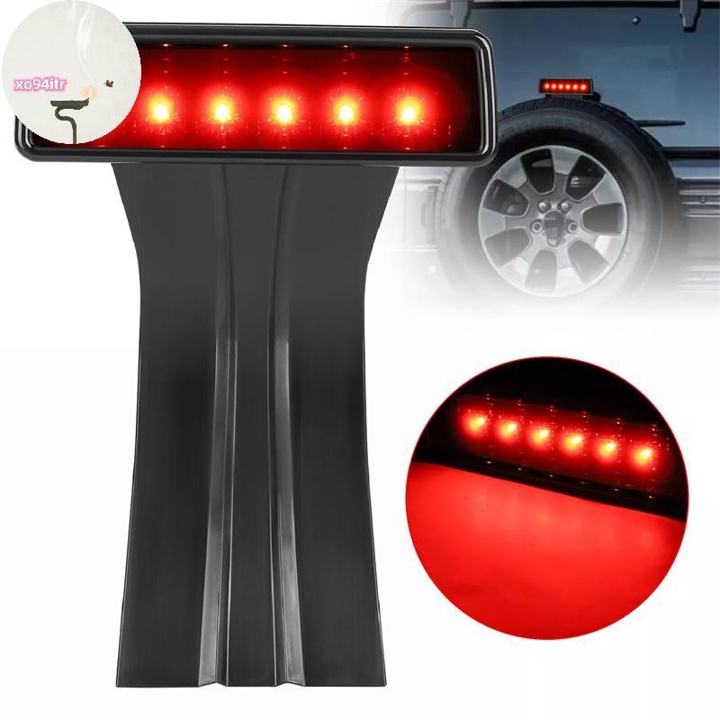 XOITR LED ไฟเบรคที่สาม W/เลนส์ใสสูงหยุดไฟท้ายสําหรับ Jeep Wrangler JK ไม่จํากัด JKU 2/4 ประตู 2007-2