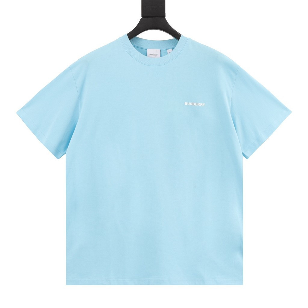 Bur & berry2026 Star 2026 เสื้อยืดแขนสั้นคอกลมสไตล์คู่ผู้ชายสบายด้านใน Match Heavy Outdoor 2025 เสื้