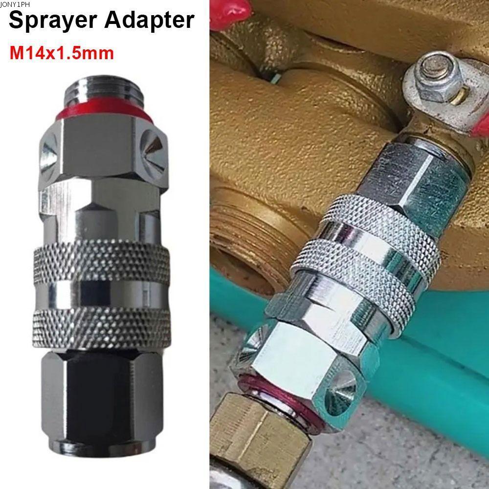 JONY1RN 1 ชิ้นอะแดปเตอร์ Sprayer, M14x1.5 มม.Universal Quick Connection Fitting,แรงดันสูงสแตนเลส Spr