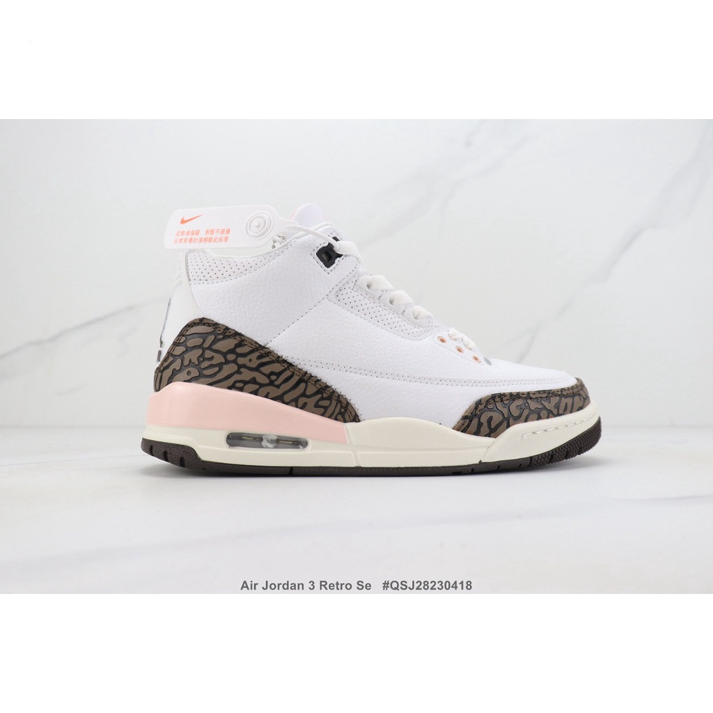 Jordan 3 Retro se ja3 36-46 รองเท้าบาสเก็ตบอลเบาะลมรองเท้าผ้าใบ