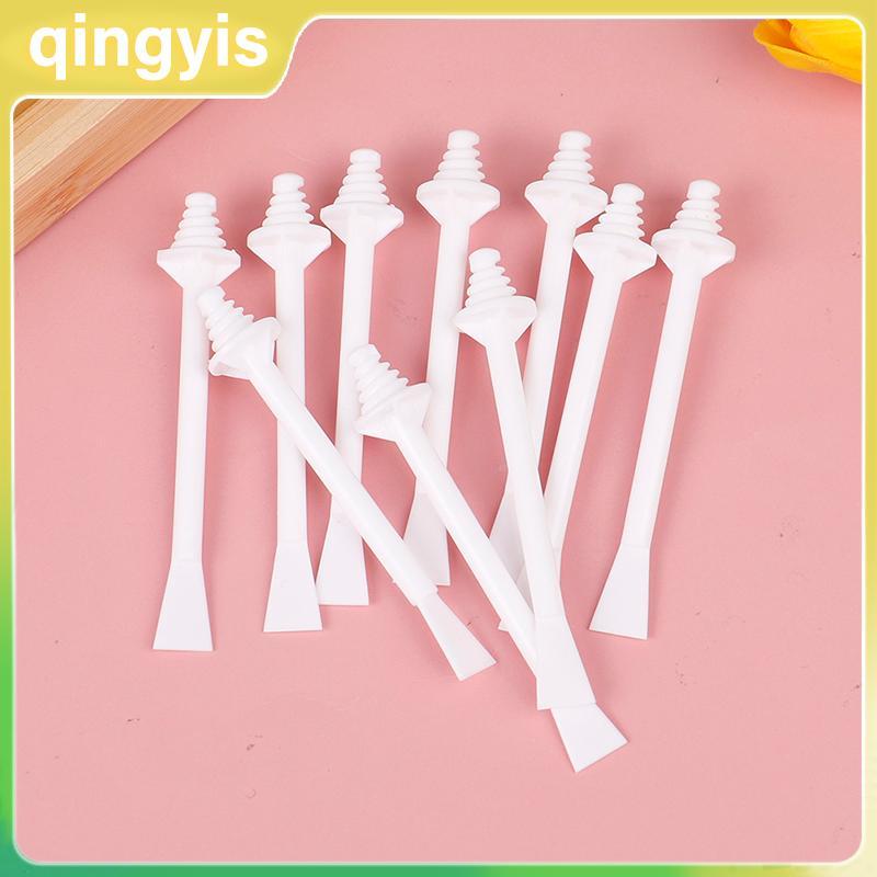 [qingyis] 10 ชิ้น Nose Wax Wax sti แว๊กซ์กําจัดขนพลาสติกแบบใช้แล้วทิ้ง smearing sti TH