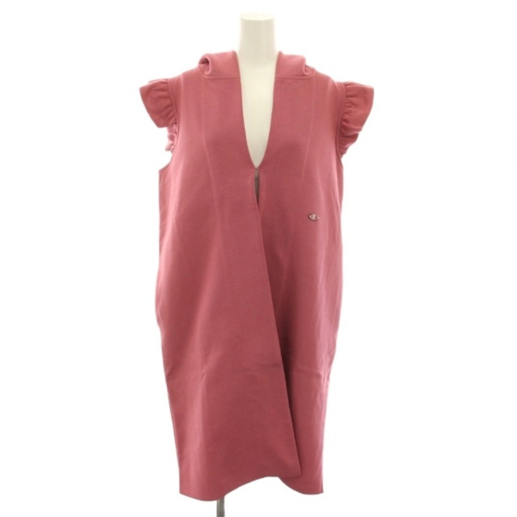 Vest Knit pink Ruffles Direct from Japan Secondhand