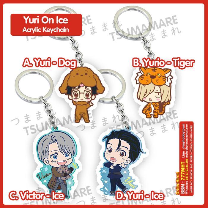 Gantungan Kunci อะคริลิค Anime Yuri On Ice (satuan) - ยูริโอะ ไทเกอร์