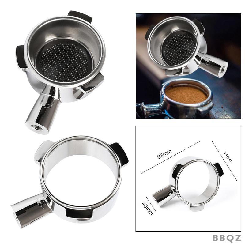 [Bbqz01] Coffee Bottomless Portafilter Head 54mm, Portafilter Head ,304 Stainless Steel for Home
