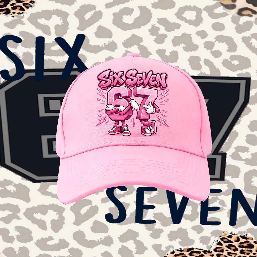 67 Six Seven Classic Streetwear Baseball Cap Unisex Adjustable Snapback Casual Sport Hat