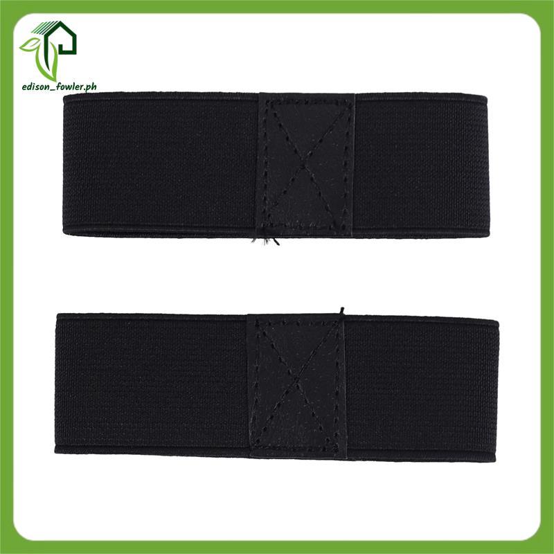 [edison_fowler.ph] สายรัดรองเท้ายางยืดสีดําสําหรับจัดเลี้ยงรองเท้าส้นสูงหลวมเต้นรํา