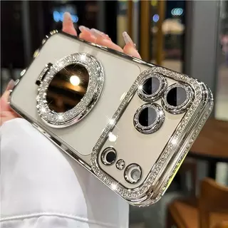 ใหม่ที่วางกระจกแต่งหน้าสร้างสรรค์เคสโทรศัพท์เหมาะสําหรับ ไอโฟน 17 16 15 14 13 12 11 มือโปร สูงสุด อากาศ เคสป้องกันการตกอุปกรณ์โต๊ะเครื่องแป้งอุปกรณ์มือถือแฟชั่นที่วางโทรศัพท์ทั เคสป้องกันคุณภาพสูงเคสโทรศัพท์มัลติฟังก์ชั่นโต๊ะเครื่องแป้ง