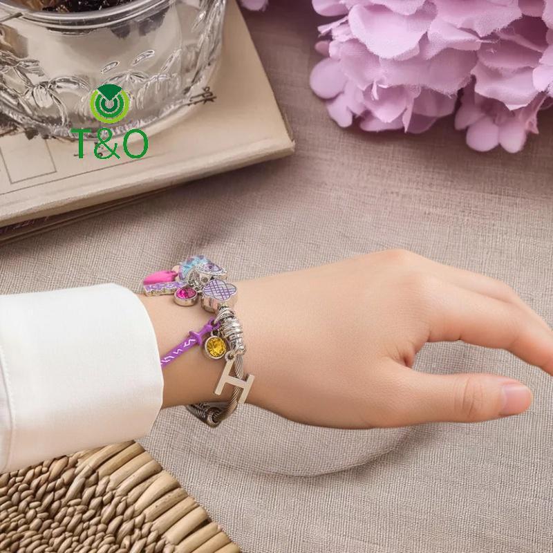 [T&OT] Anime Demon Hunters Series สร้อยข้อมือลูกปัด Y2K Harajuku ส่วนบุคคลคอสเพลย์กําไลข้อมือเครื่อง