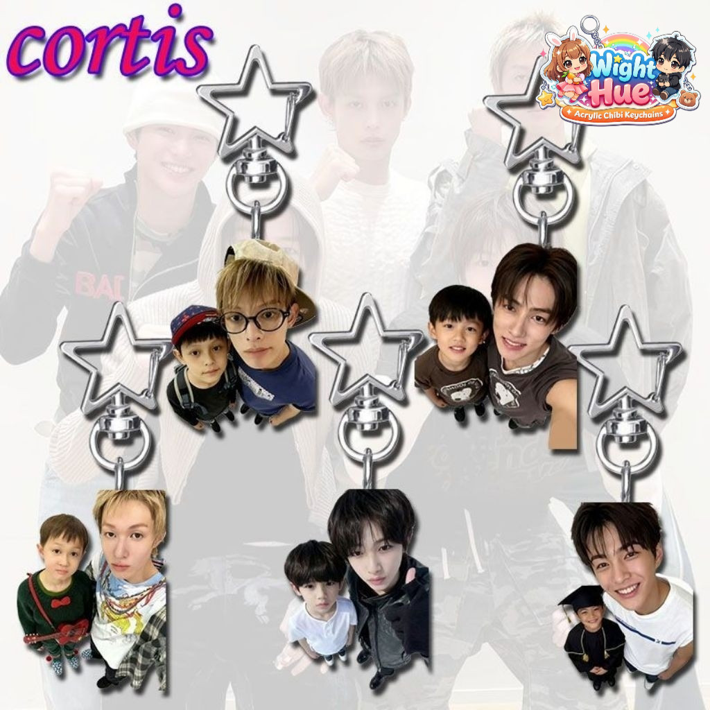 พวงกุญแจ Cortis รูปดาว Wighthue