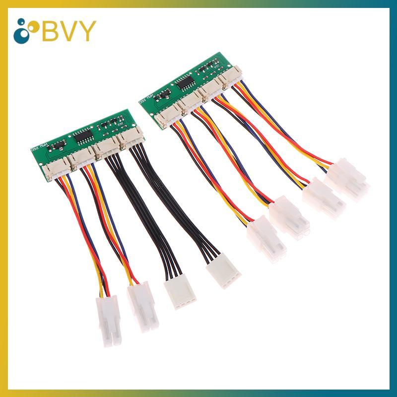 BVY 12V 4-in-1 Square 4Pin พัดลมจําลองจําลองจําลองจําลองพิเศษสําหรับ Antminer S21 S19kpro T21 KS5 KS