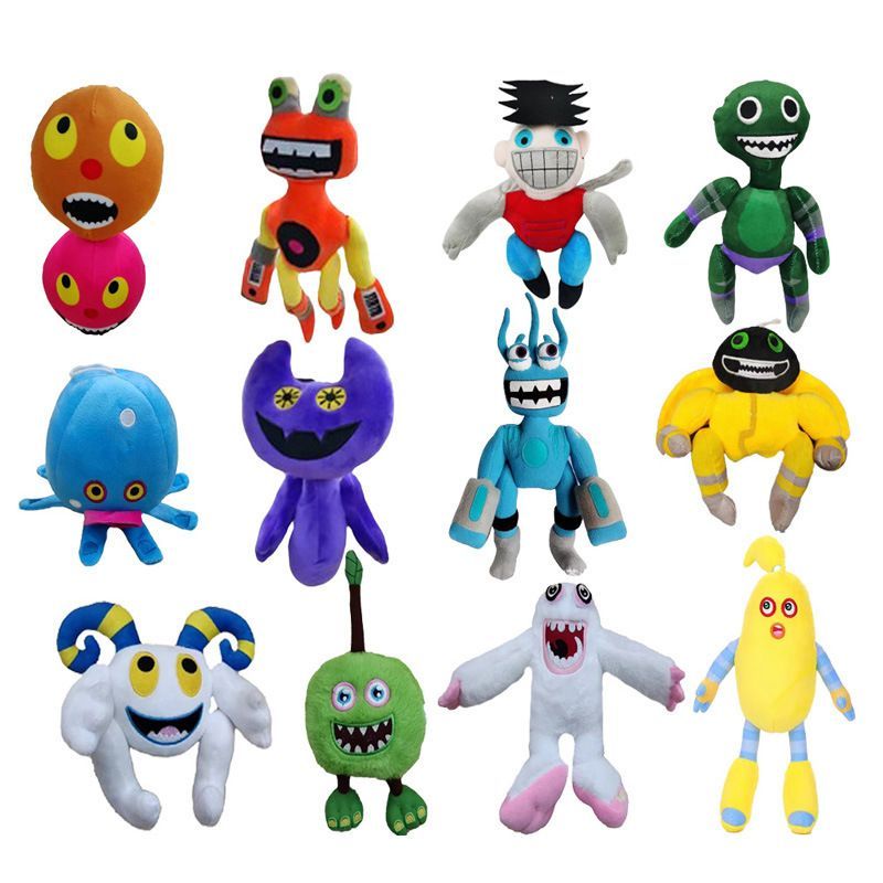 精品 Cross-borderes My Sing Monsters Wubbox Plush音乐 mixer จําลองตุ๊กตา