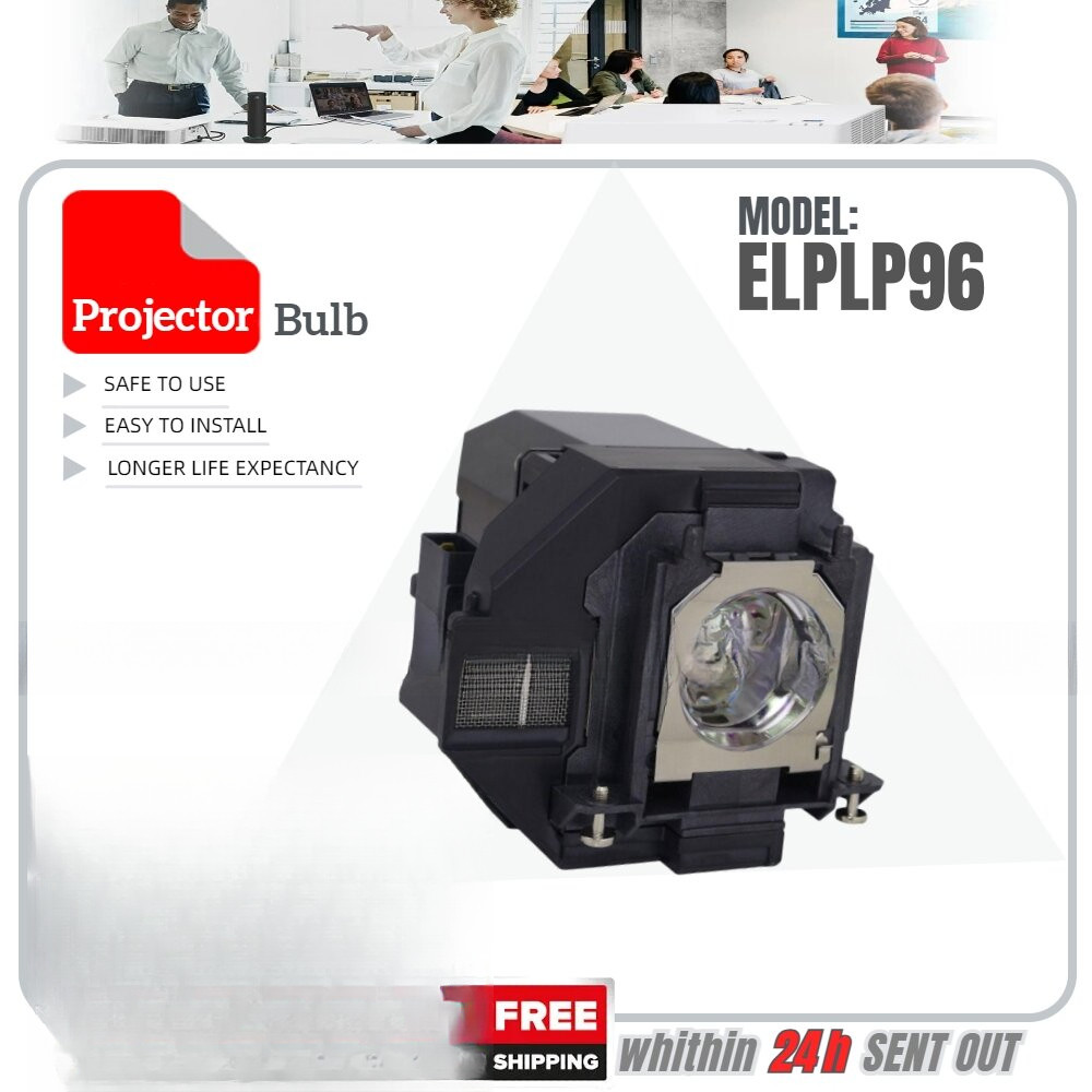 ELPLP96 230W ติดตั้งง่ายโมดูลโคมไฟสําหรับ Epson EB-U50 EB-W41 EB-W50 EB-X50 EB-X51 EB-S39 - Plug & P