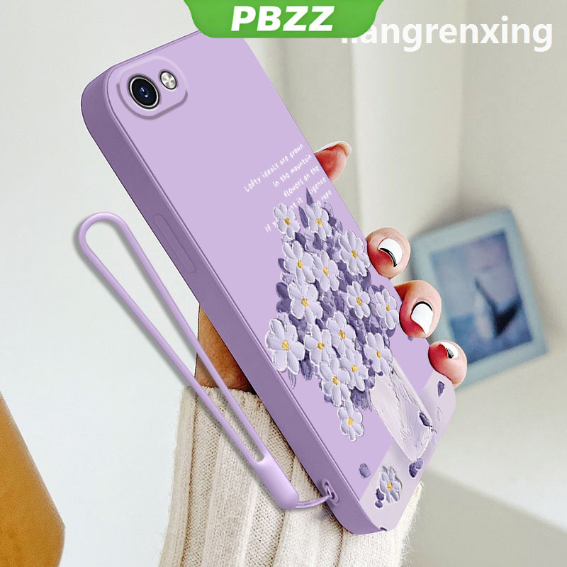 PBZZ เคสโทรศัพท์มือถือ ซิลิโคนนิ่ม กันกระแทก ลายการ์ตูนดอกไม้ สําหรับ vivo Y81 Y81i Y83 y53 y55 v5s 