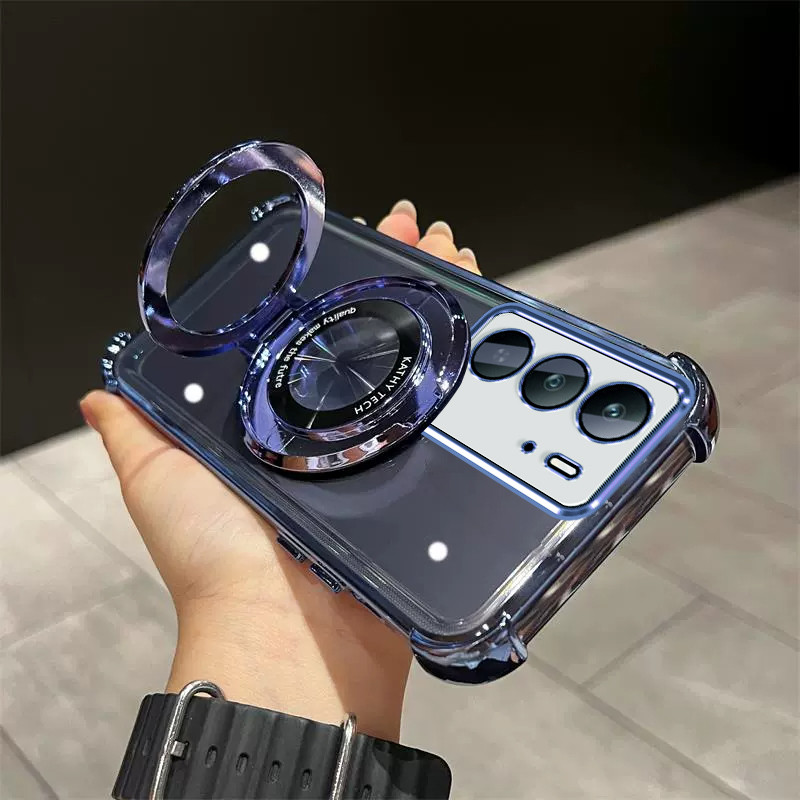 เคส Realme C75 / C75X / C73 5G / 14X 5G TPUที่วางโทรศัพท์กันกระแทกพร้อมฟังก์ชั่นกันลื่นSJZJโทรศัพท์ม