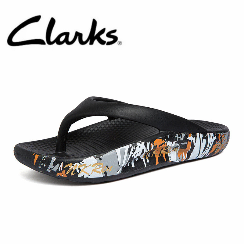 Clarks รองเท้าผู้ชาย Clarks รองเท้าผู้ชาย Clarks รองเท้าแตะบุรุษสุภาพสตรีรองเท้ารองเท้าแบน Clarks รอ