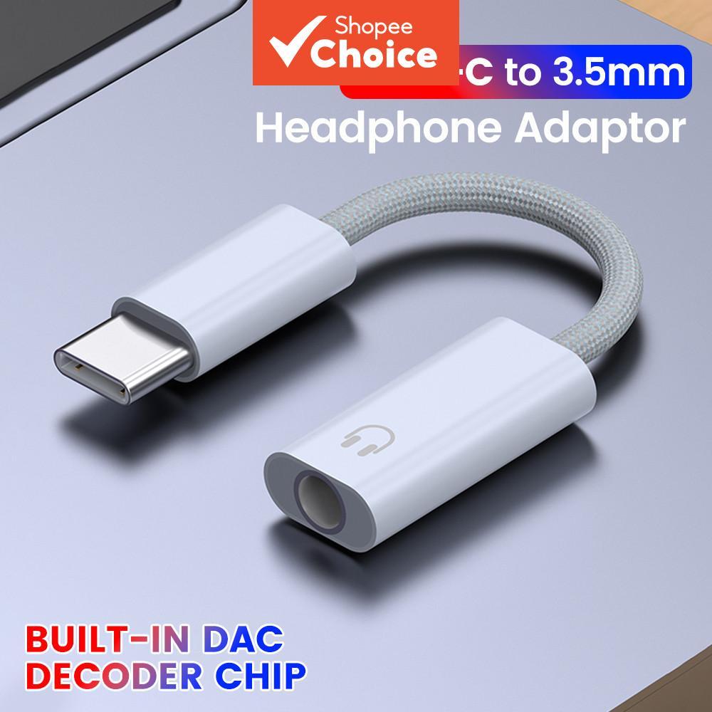 [ชิป DAC] อะแดปเตอร์แจ็คหูฟัง USB-C ถึง 3.5 มม. สําหรับ iPhone HiFi