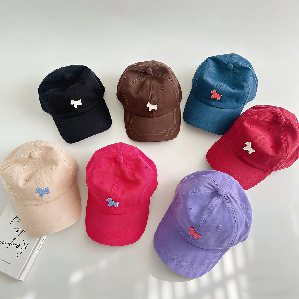 「สินค้าลิขสิทธิ์แท้」IRIS KIDS 26ss IKH260265 Sweet Puppy Cap หมวกเด็ก หมวกแก๊ปแฟชั่น ดีไซน์น่ารัก สีสันสดใส