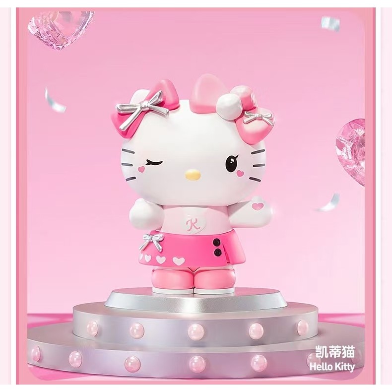 P POPMART POPMART Sanrio Family Pink Party Series รูป Mystery Box ตกแต่งของเล่นของขวัญ ราคา ถูกที่สุด ดีลบีเคเค แกลเลอรีภาพที่ 6