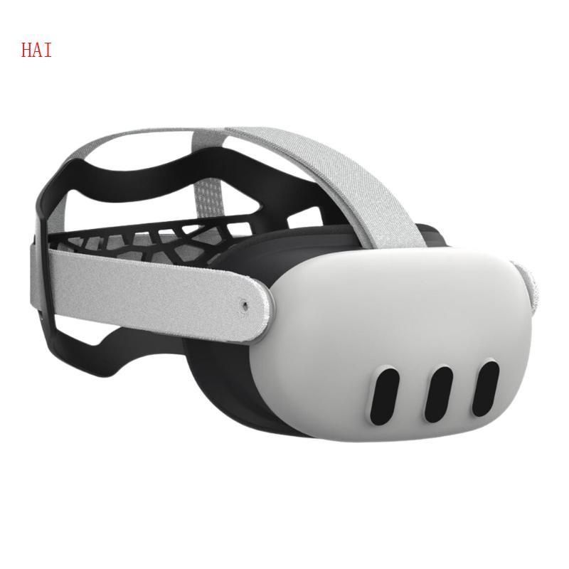 HAI Soft TPU Head Strap Pad Cushion สําหรับ Quest2 3 3S VR ชุดหูฟังสําหรับอุปกรณ์สําหรับเล่นเกม